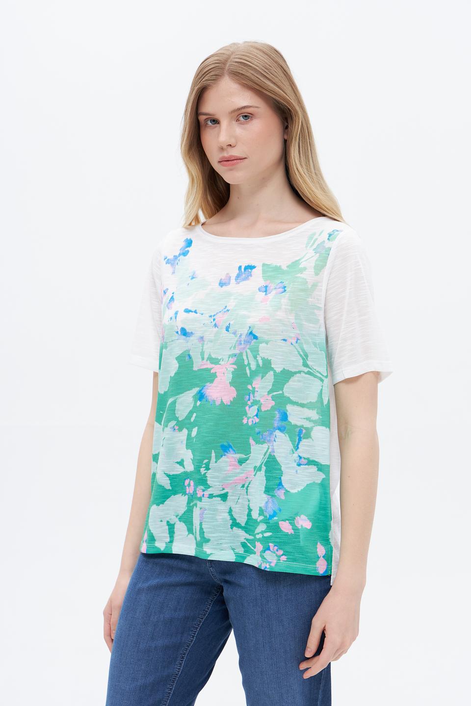 Футболка Taifun с цветочным принтом