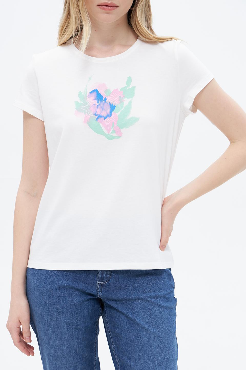 Футболка Taifun с цветочным принтом