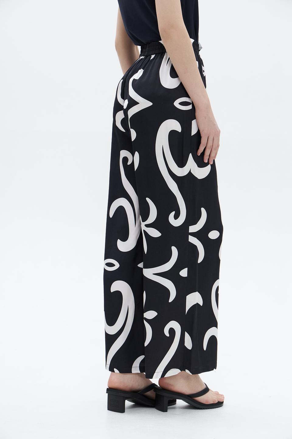 Брюки UNQ с принтом