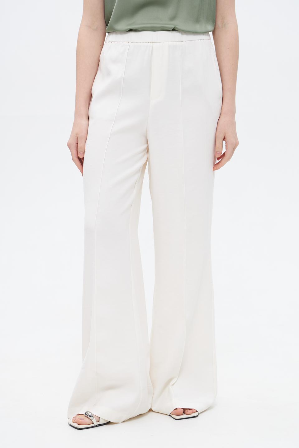 Брюки палаццо Oui молочные