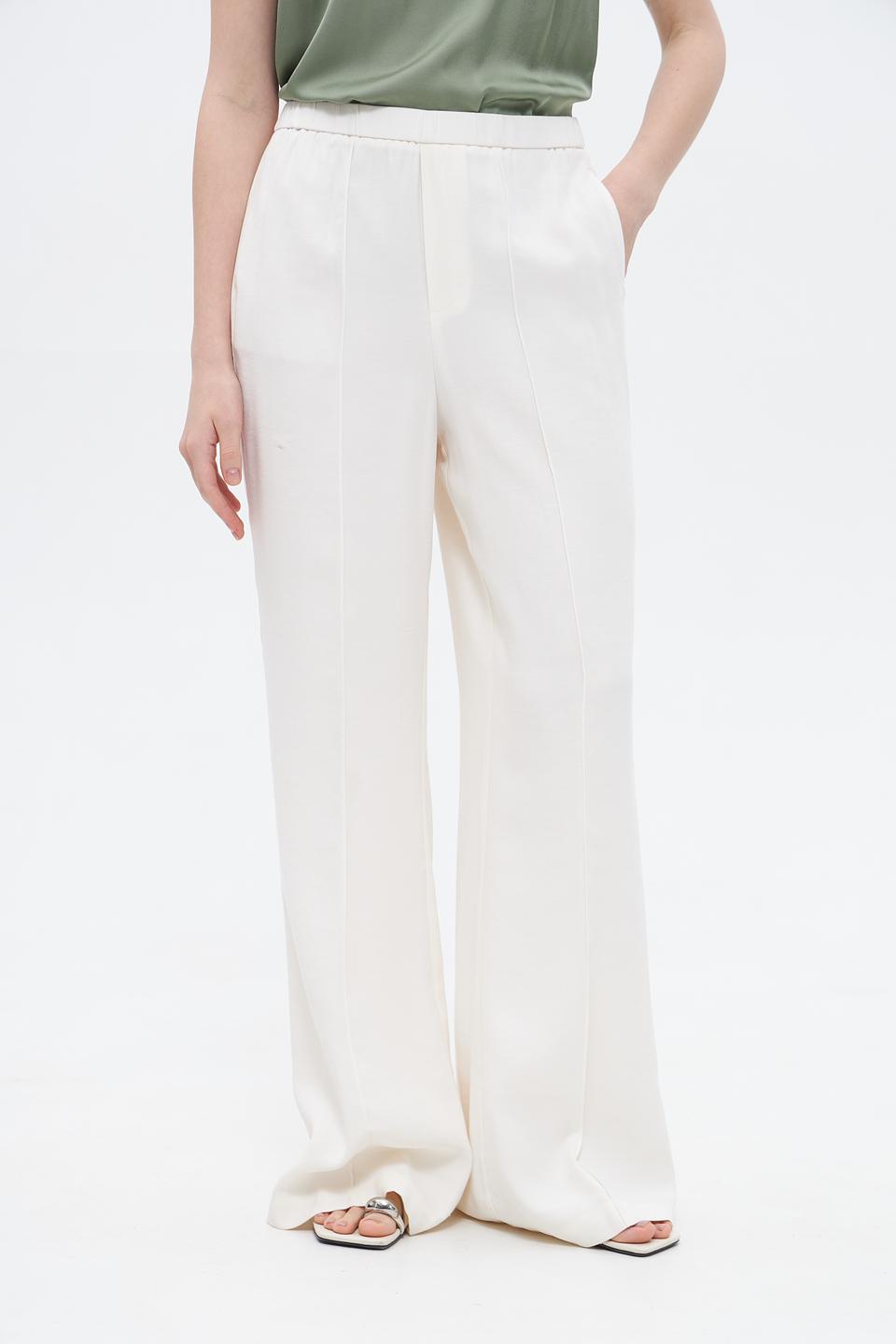 Брюки палаццо Oui молочные