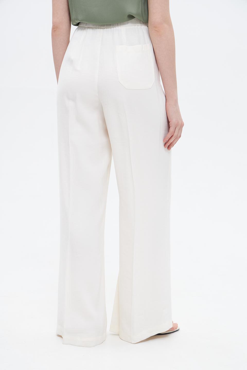 Брюки палаццо Oui молочные