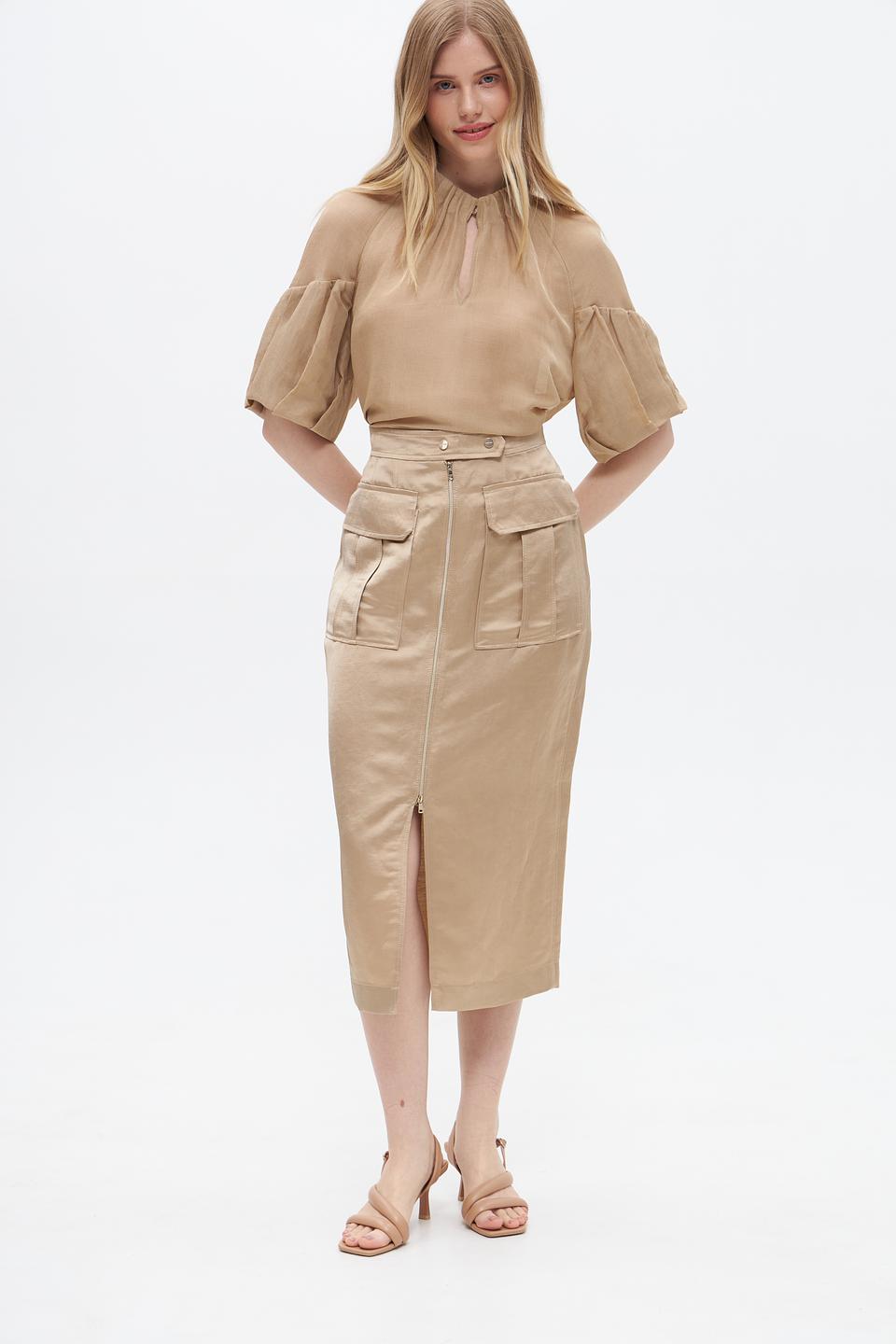 Блуза Marc Cain с рукавами-фонариками