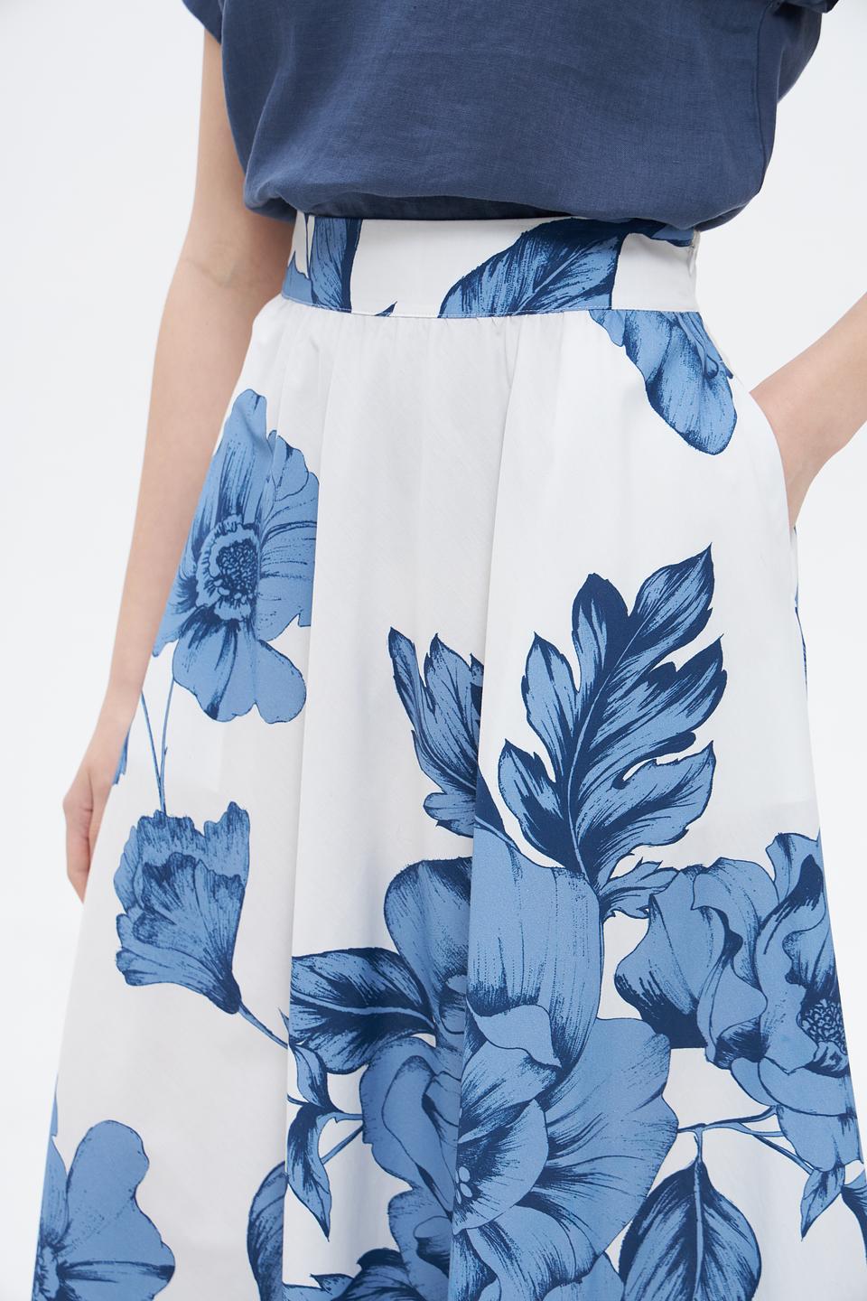 Юбка Oui с цветочным принтом