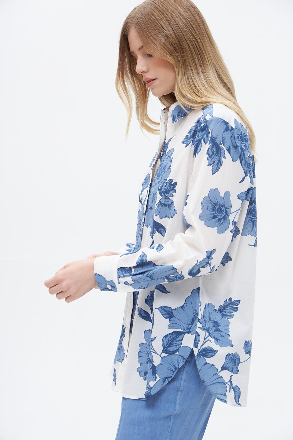 Блузка Oui с цветочным принтом