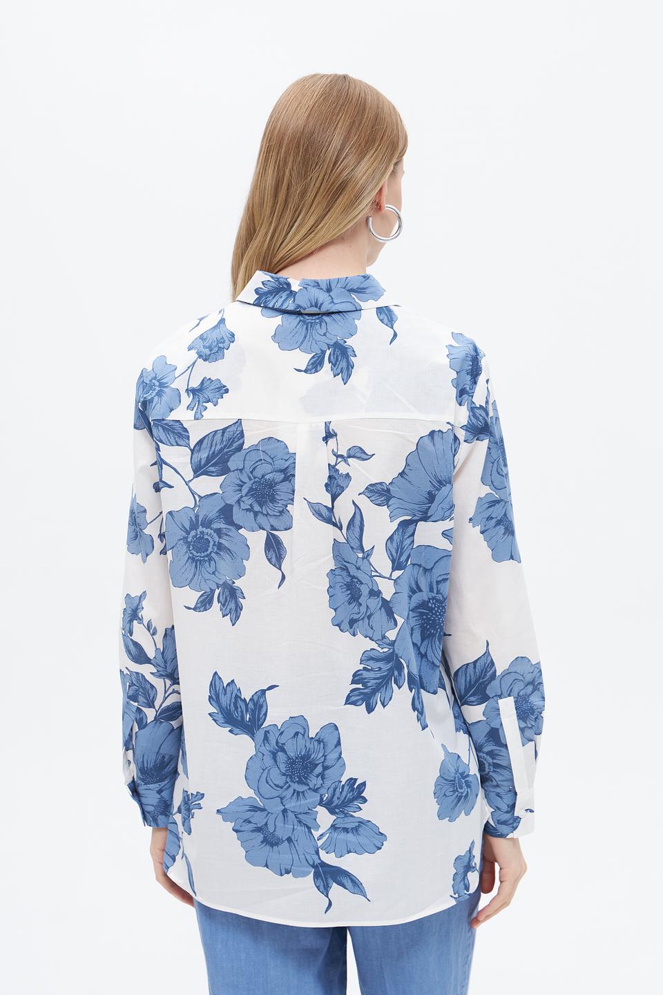 Блузка Oui с цветочным принтом