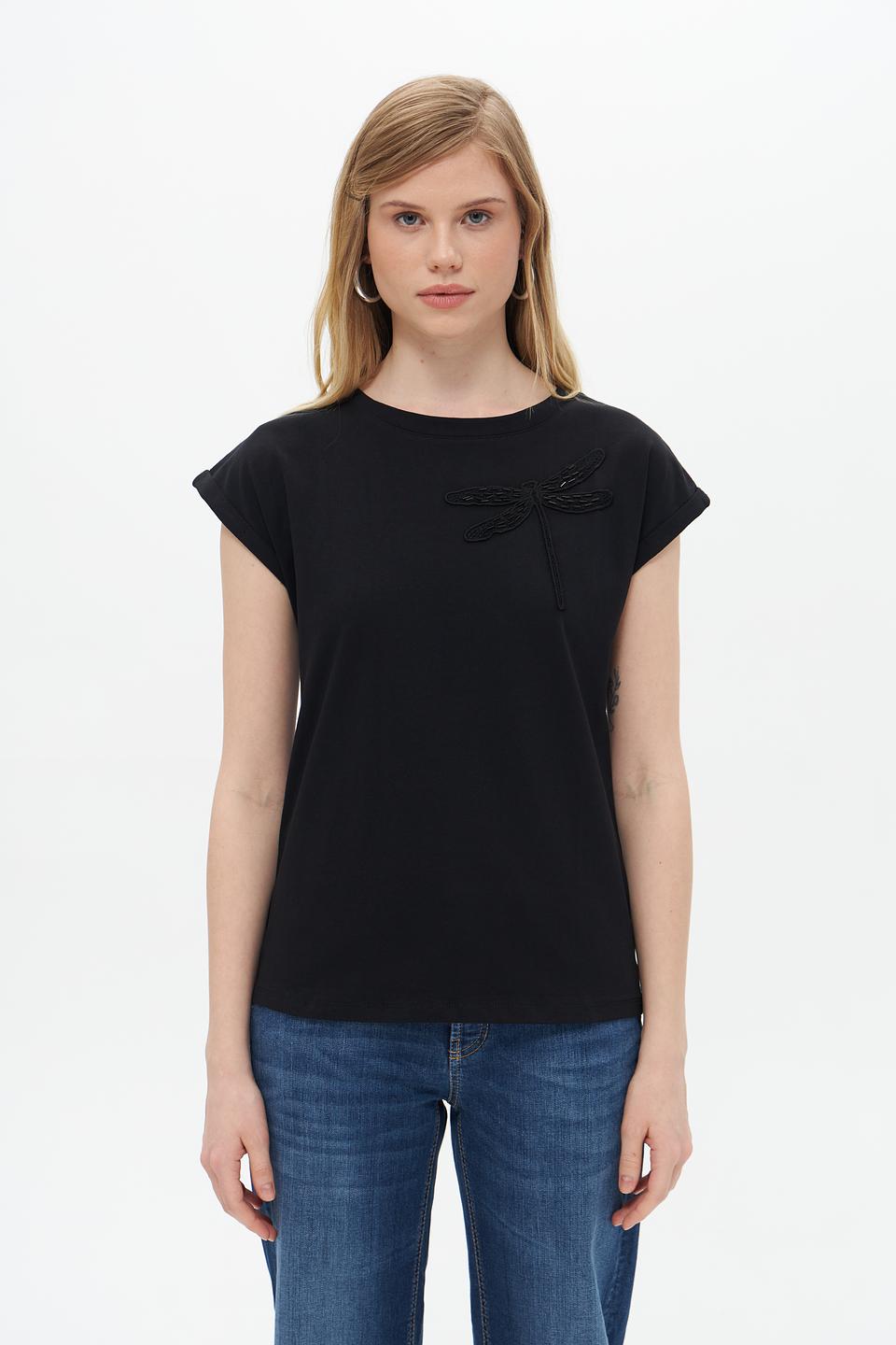 Футболка Pezzo с драконом чёрная