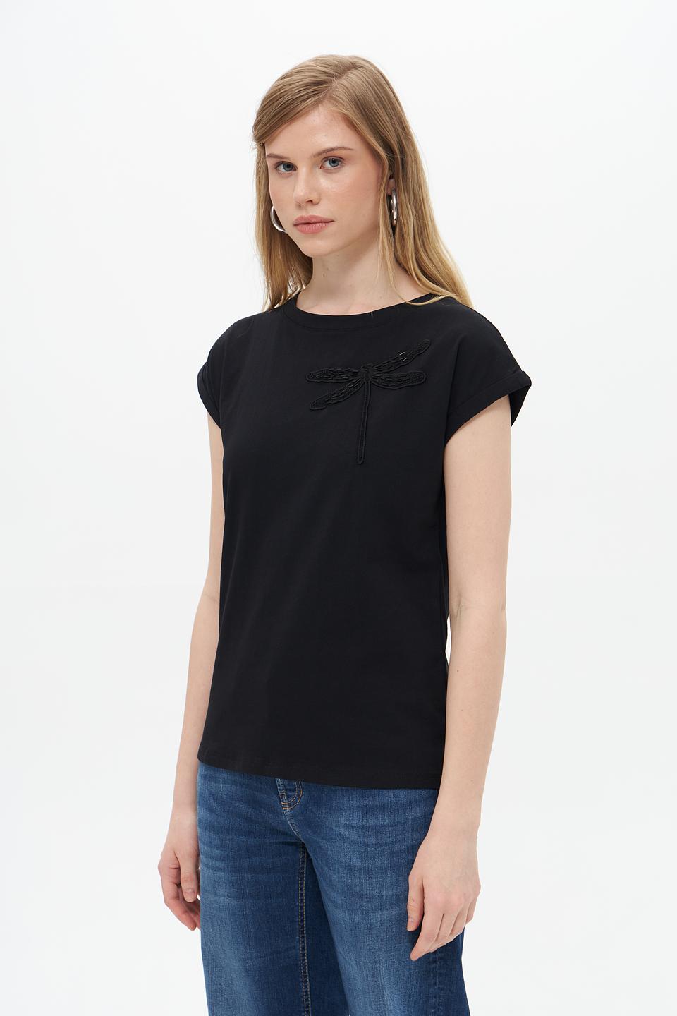 Футболка Pezzo с драконом чёрная