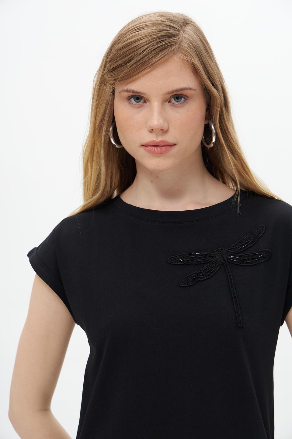 Футболка Pezzo с драконом чёрная