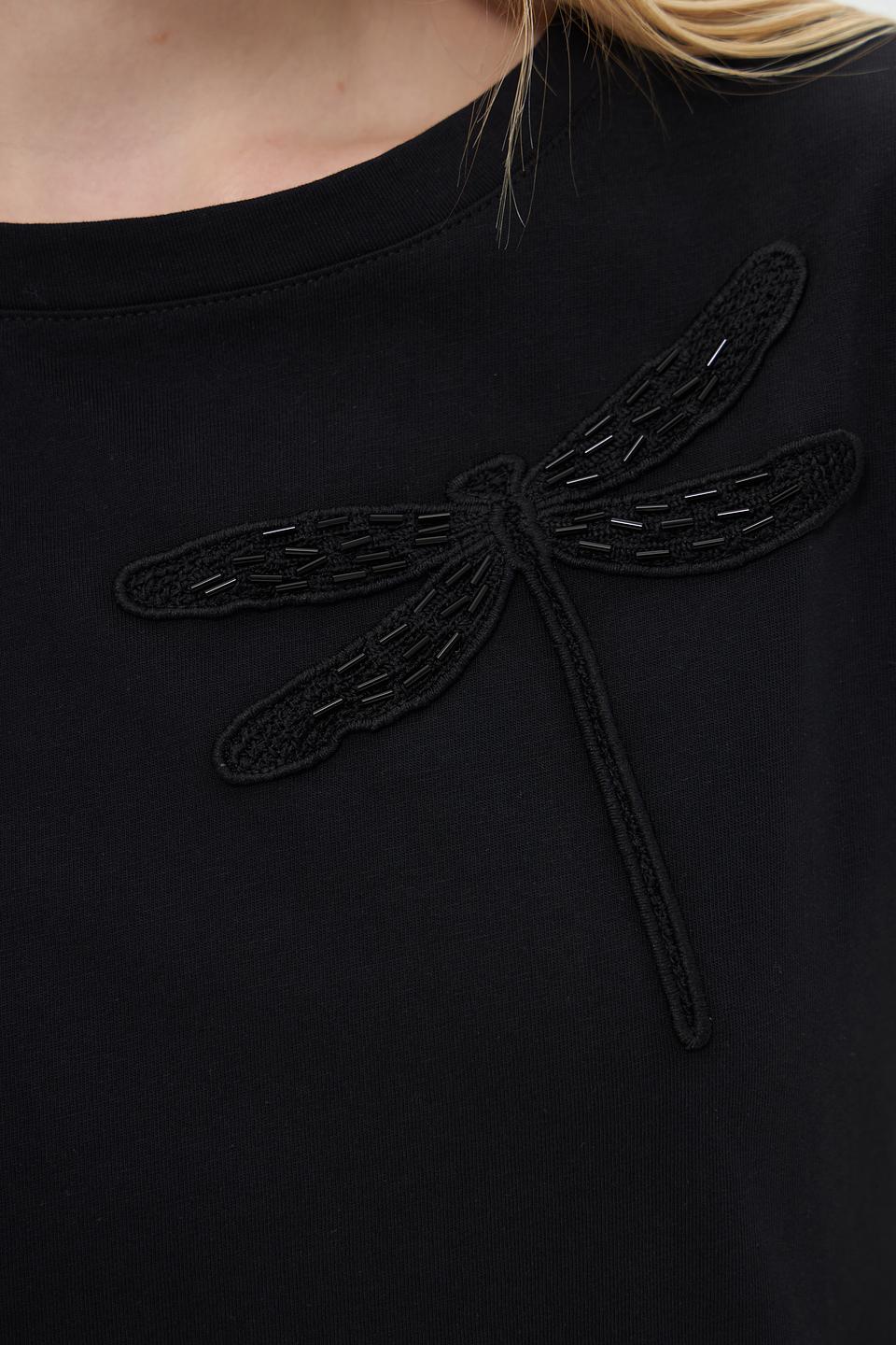 Футболка Pezzo с драконом чёрная