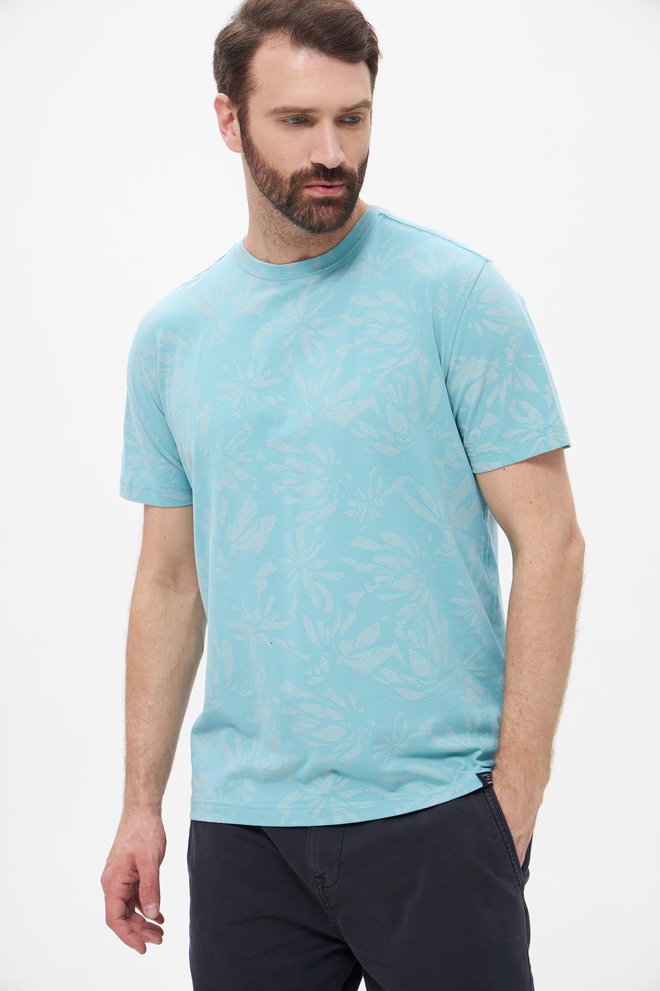 Футболка Lerros с принтом бирюзовый