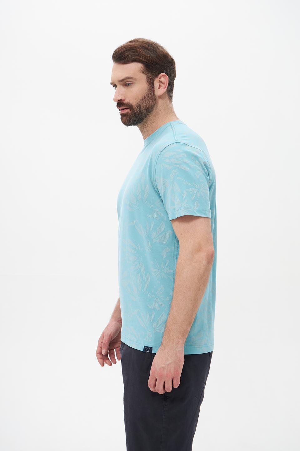 Футболка Lerros с принтом бирюзовый