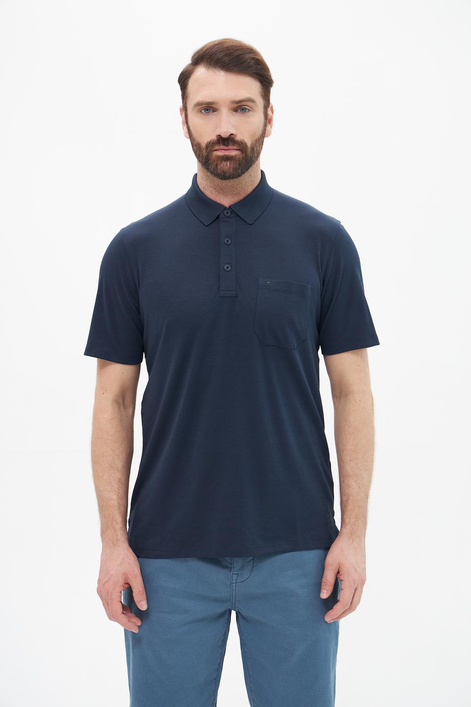 Поло Casa Moda мужское тёмно-синее