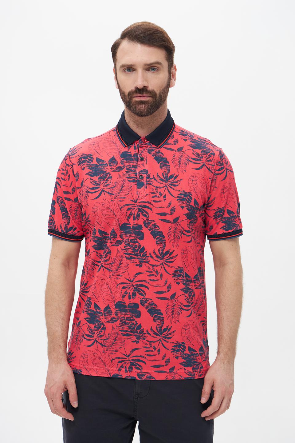 Поло Monte Carlo с тропическим принтом