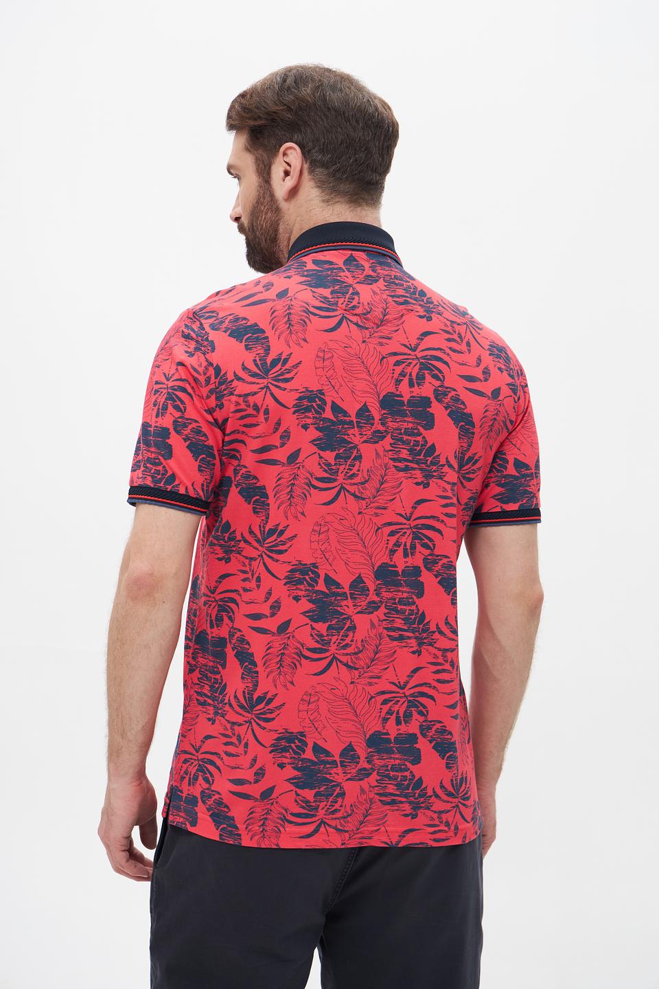 Поло Monte Carlo с тропическим принтом