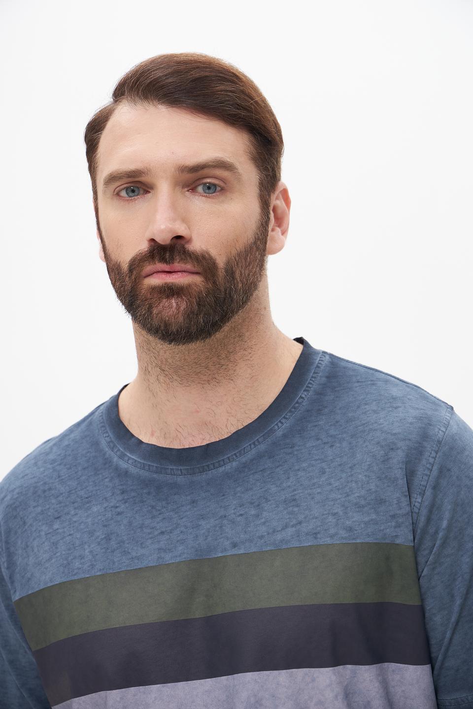 Футболка Casa Moda в полоску серая