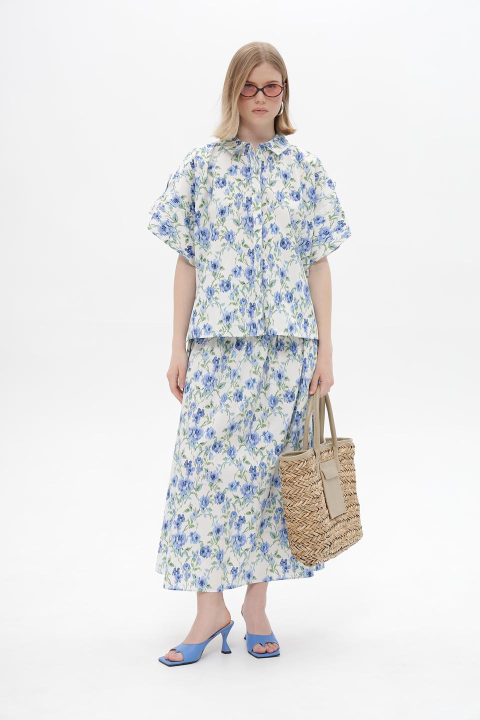 Блузка Rich and Royal с цветочным принтом