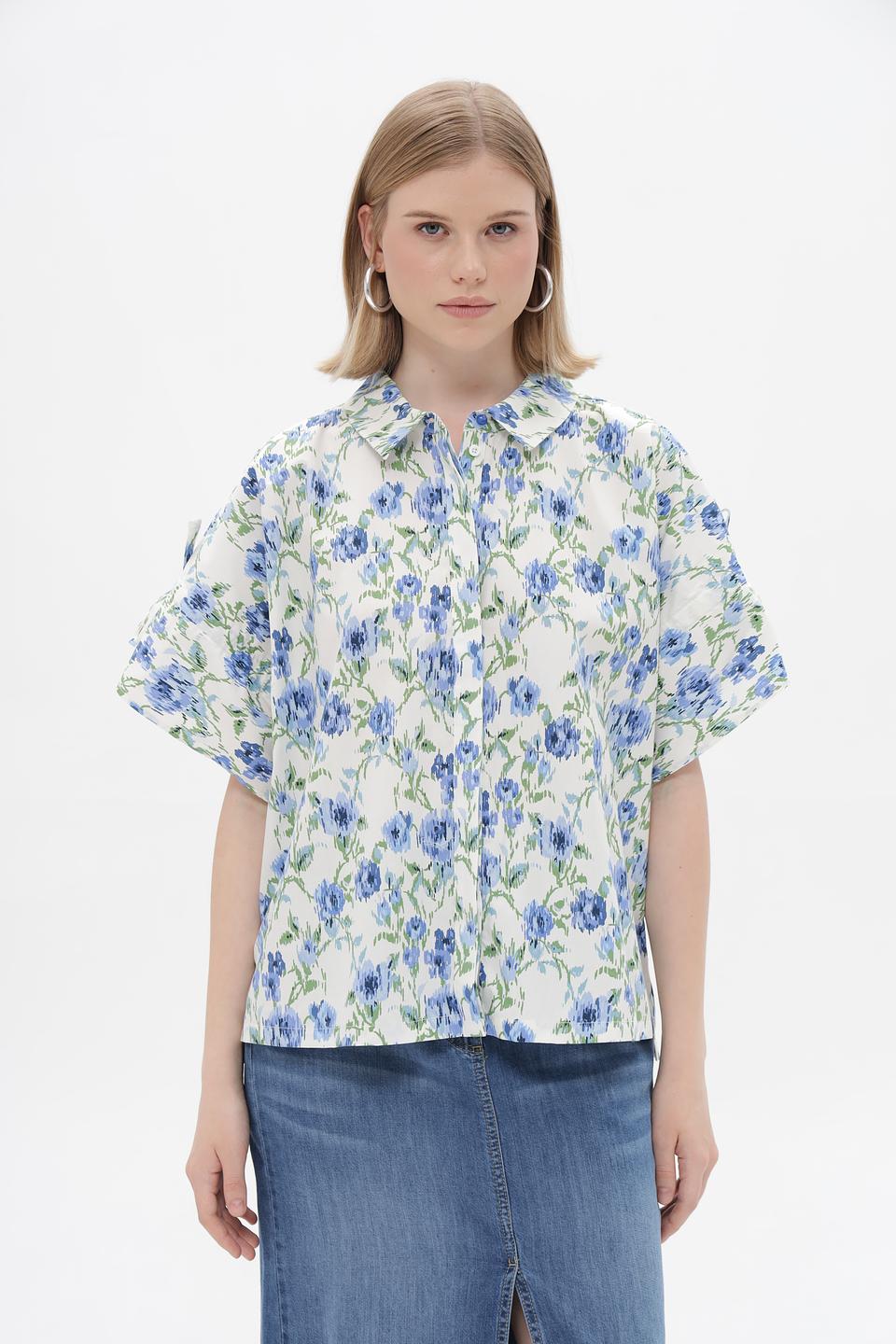 Блузка Rich and Royal с цветочным принтом