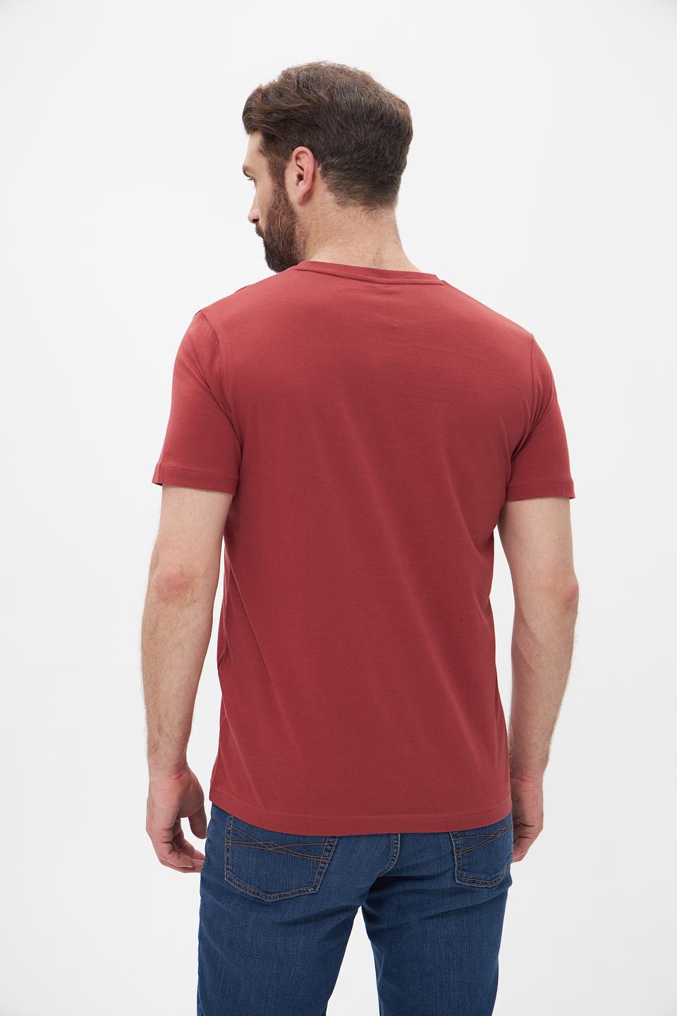 Футболка Lerros с принтом терракотовый