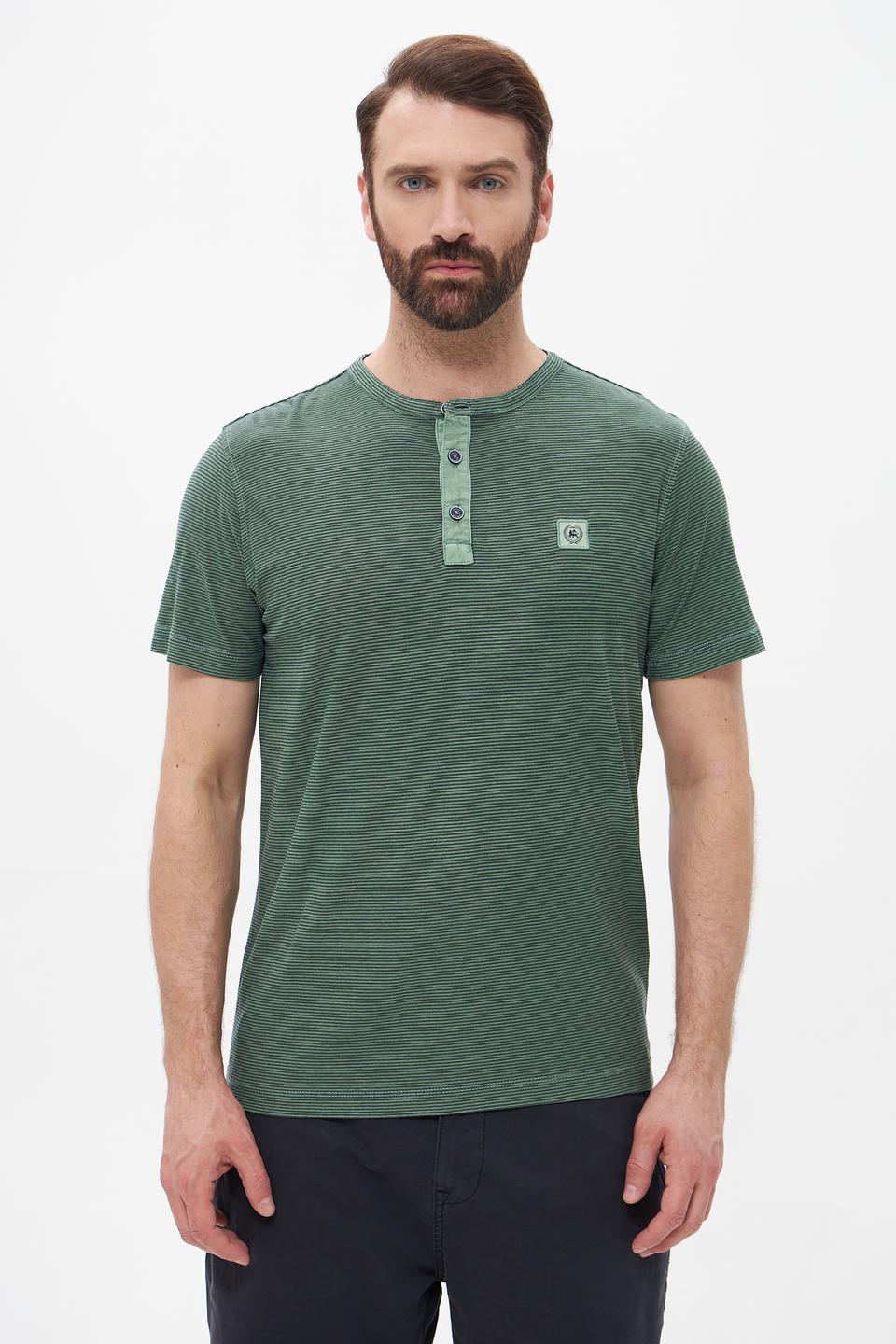 Футболка Lerros полосатая зелёная