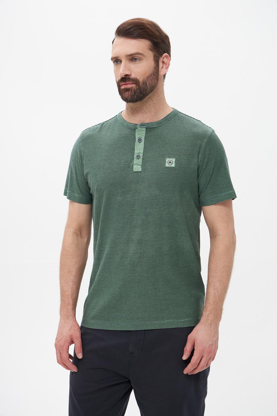 Футболка Lerros полосатая зелёная