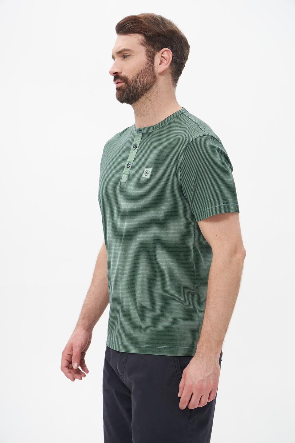Футболка Lerros полосатая зелёная