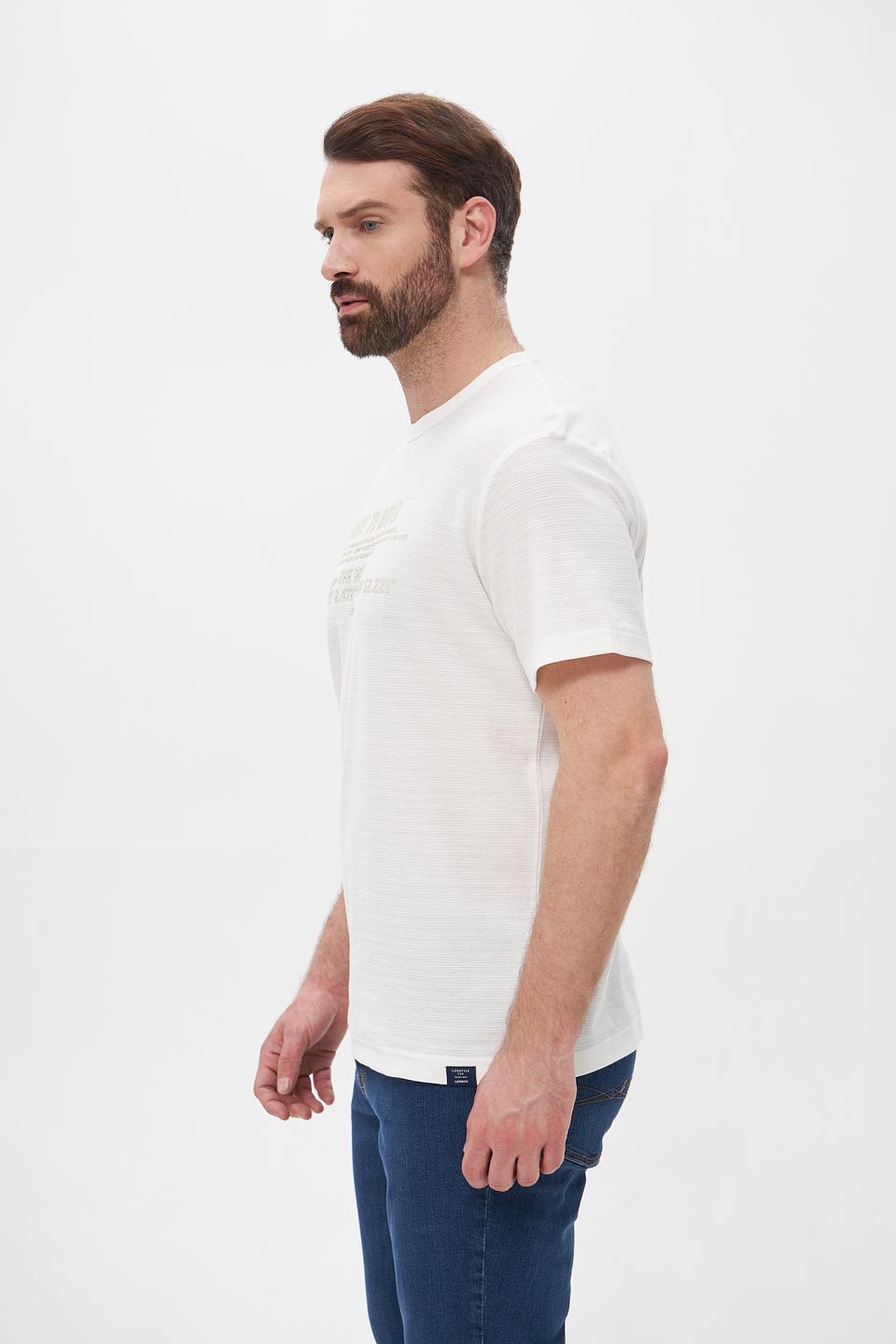 Футболка Lerros с принтом белая