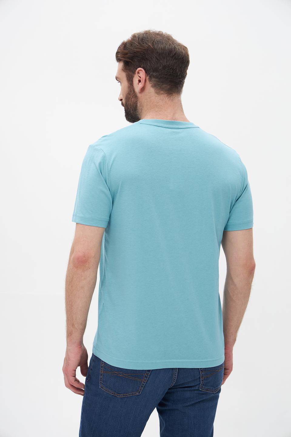Футболка Lerros с логотипом бирюзовая