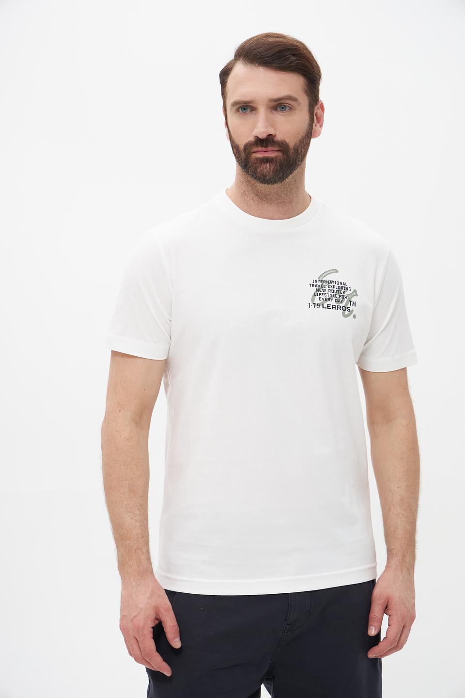 Футболка Lerros с принтом белый