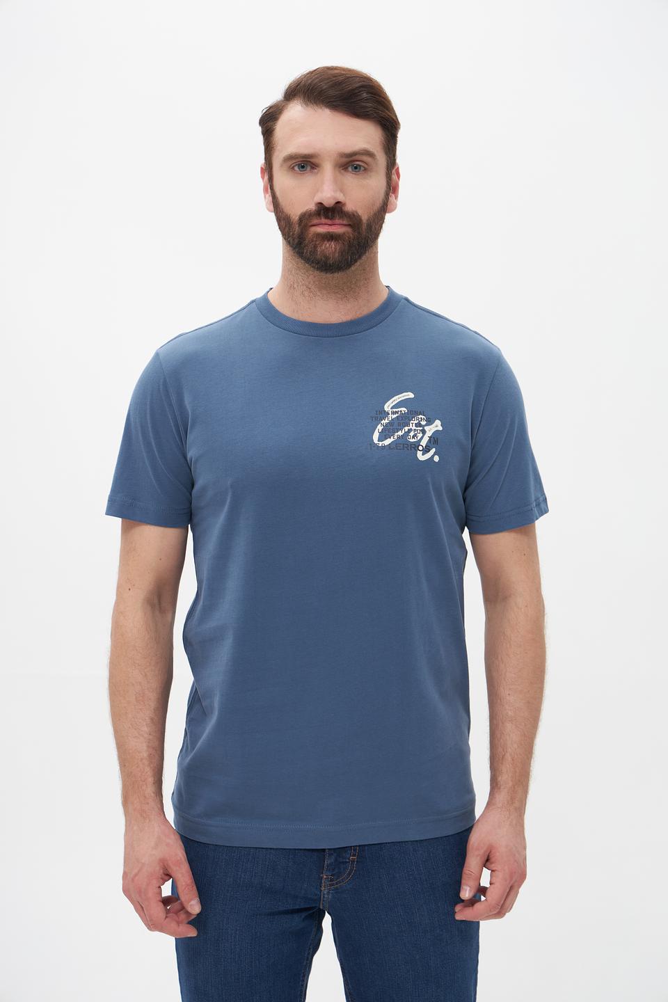 Футболка Lerros с логотипом синяя