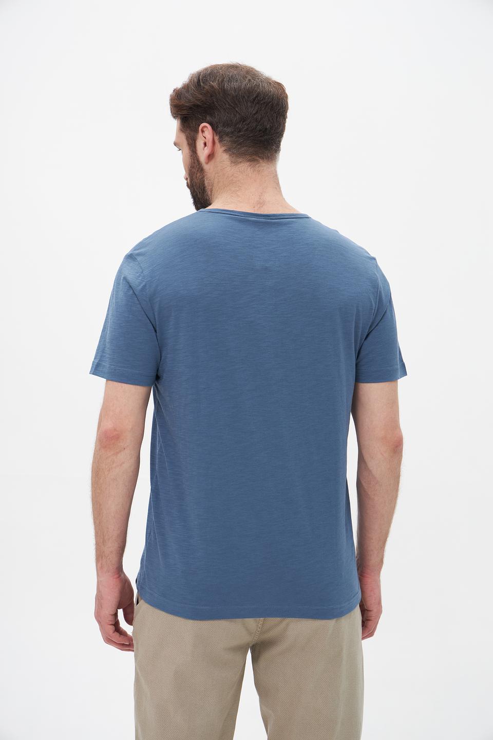 Футболка Lerros с планкой голубой