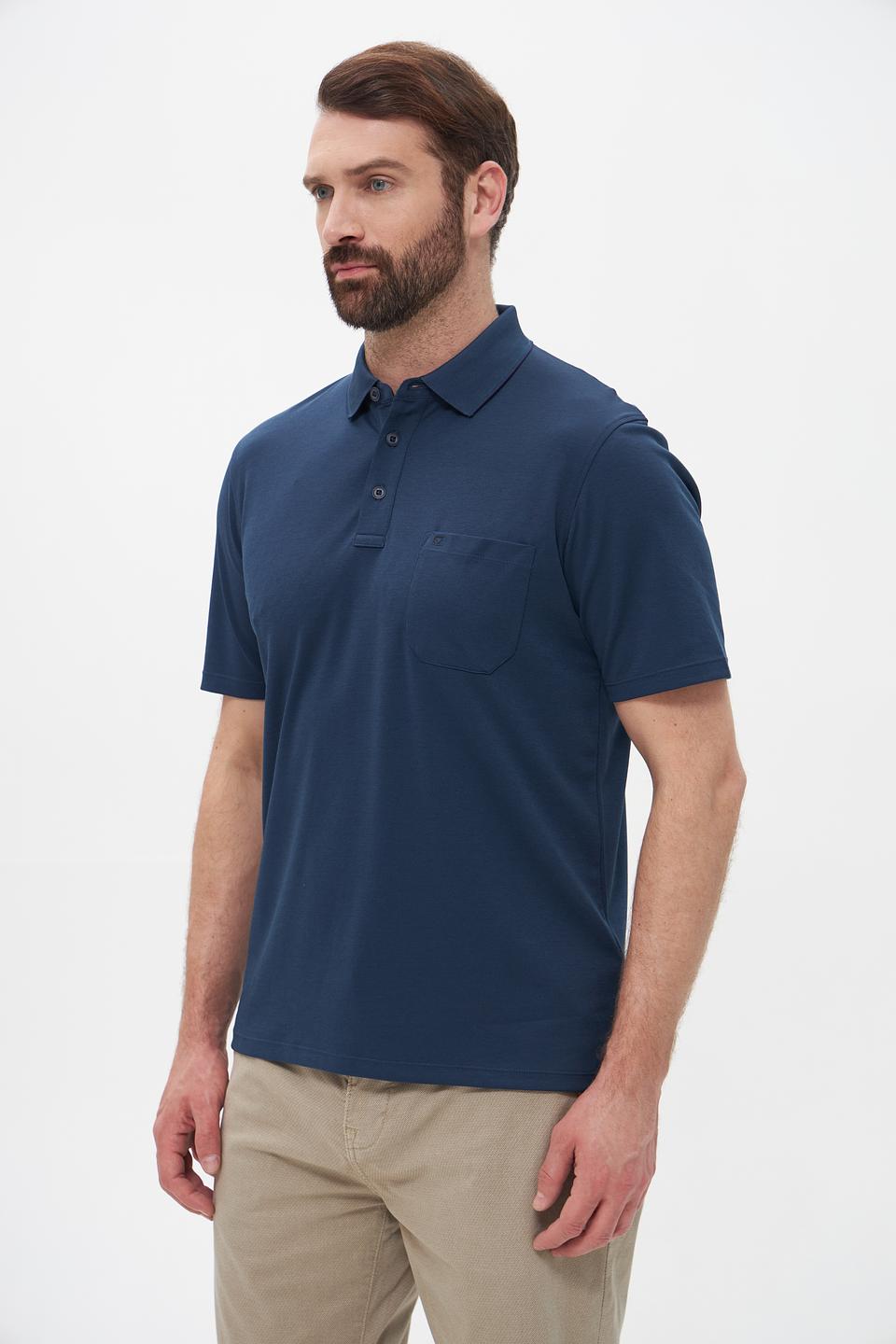 Поло Casa Moda men синее