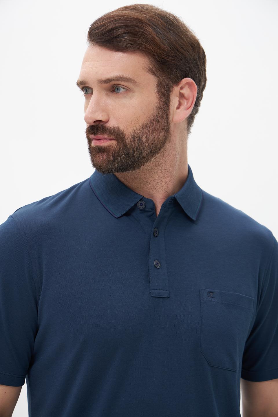 Поло Casa Moda men синее