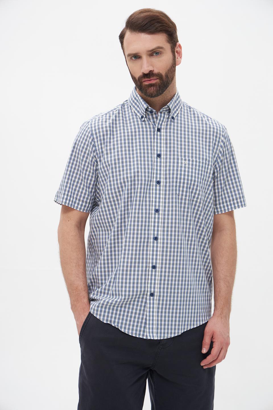 Рубашка кр-рукав Casa Moda в клетку