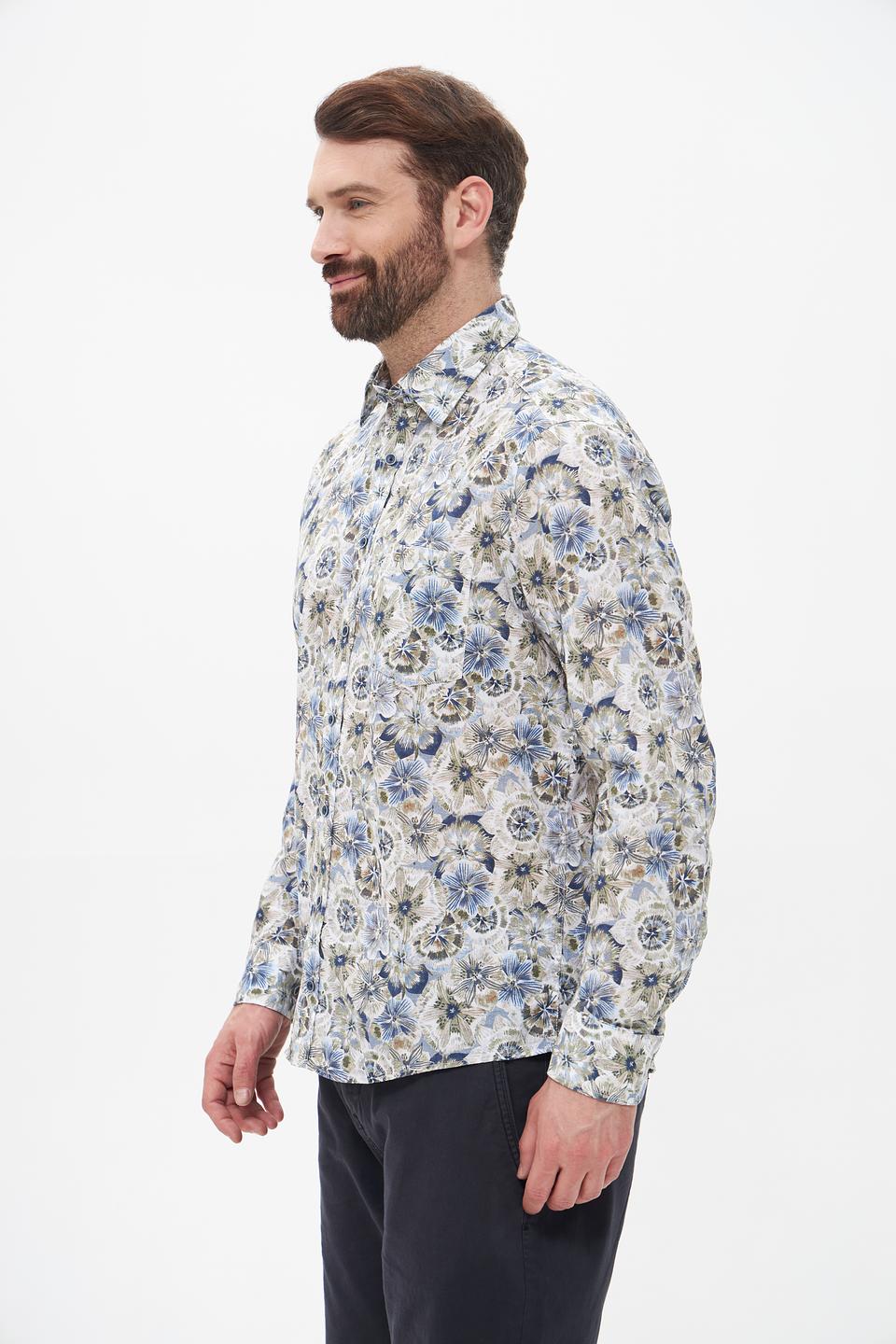 Рубашка Casa Moda с цветочным принтом