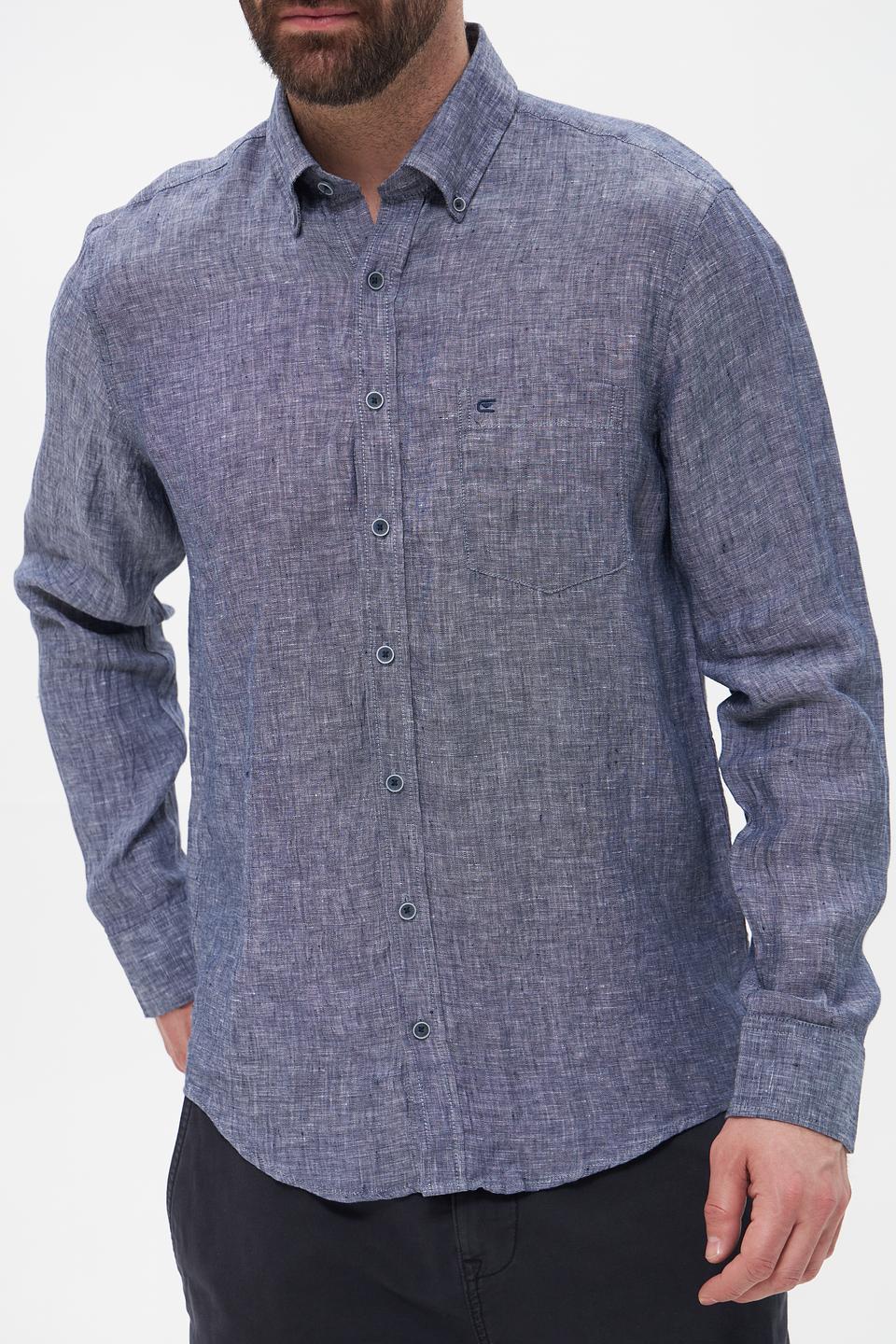 Рубашка Casa Moda мужская синяя в клетку