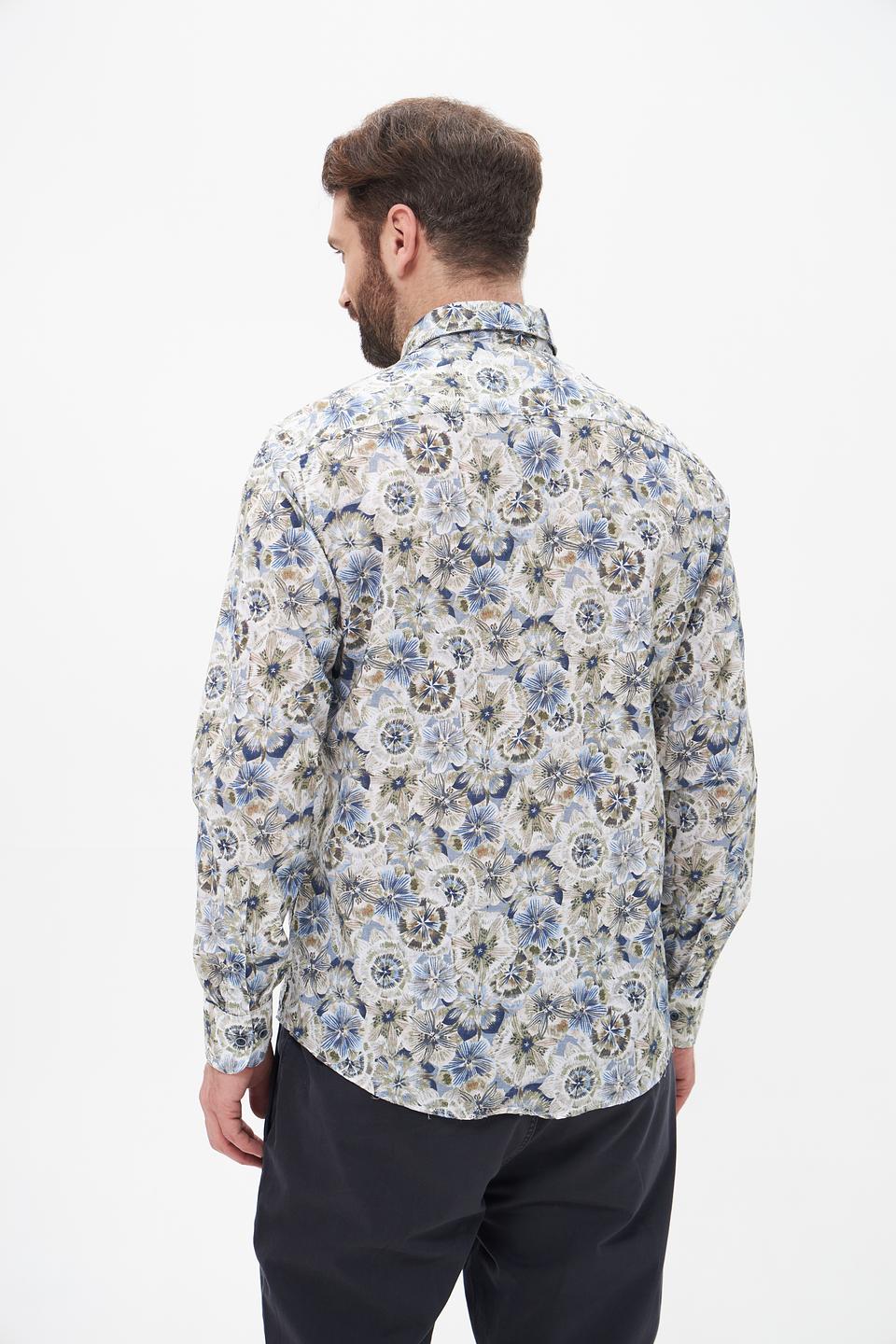 Рубашка Casa Moda с цветочным принтом