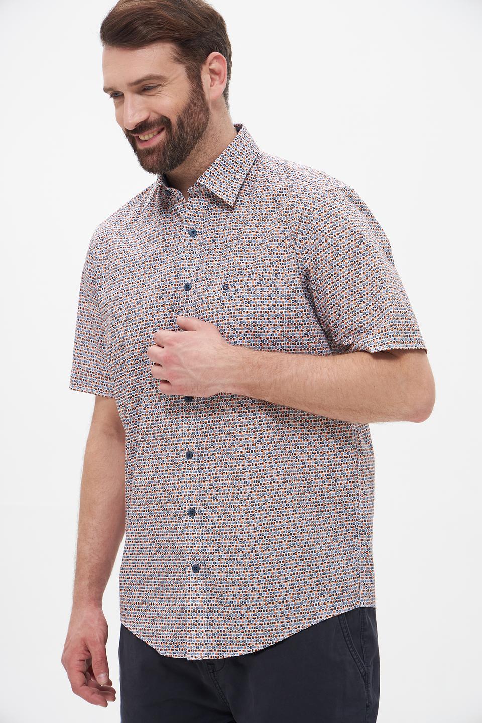 Рубашка кр-рукав Casa Moda в клетку