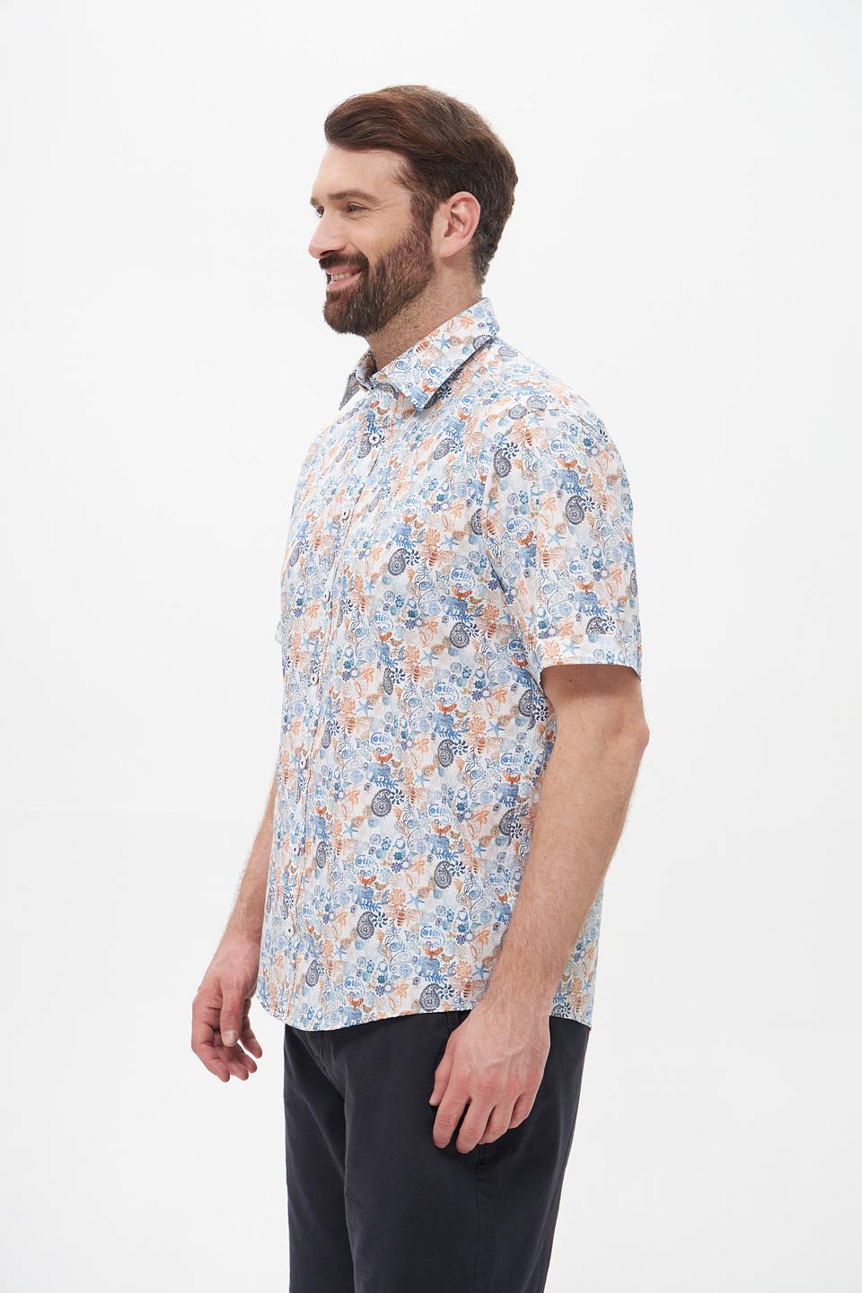 Рубашка кр-рукав Casa Moda с принтом