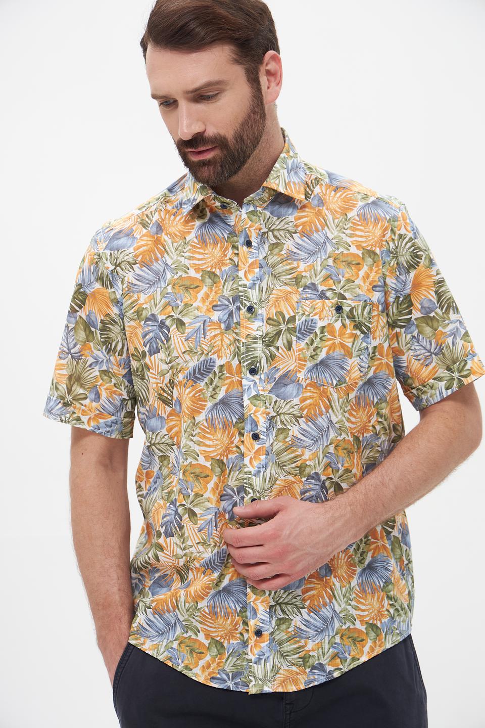 Рубашка кр Casa Moda с принтом