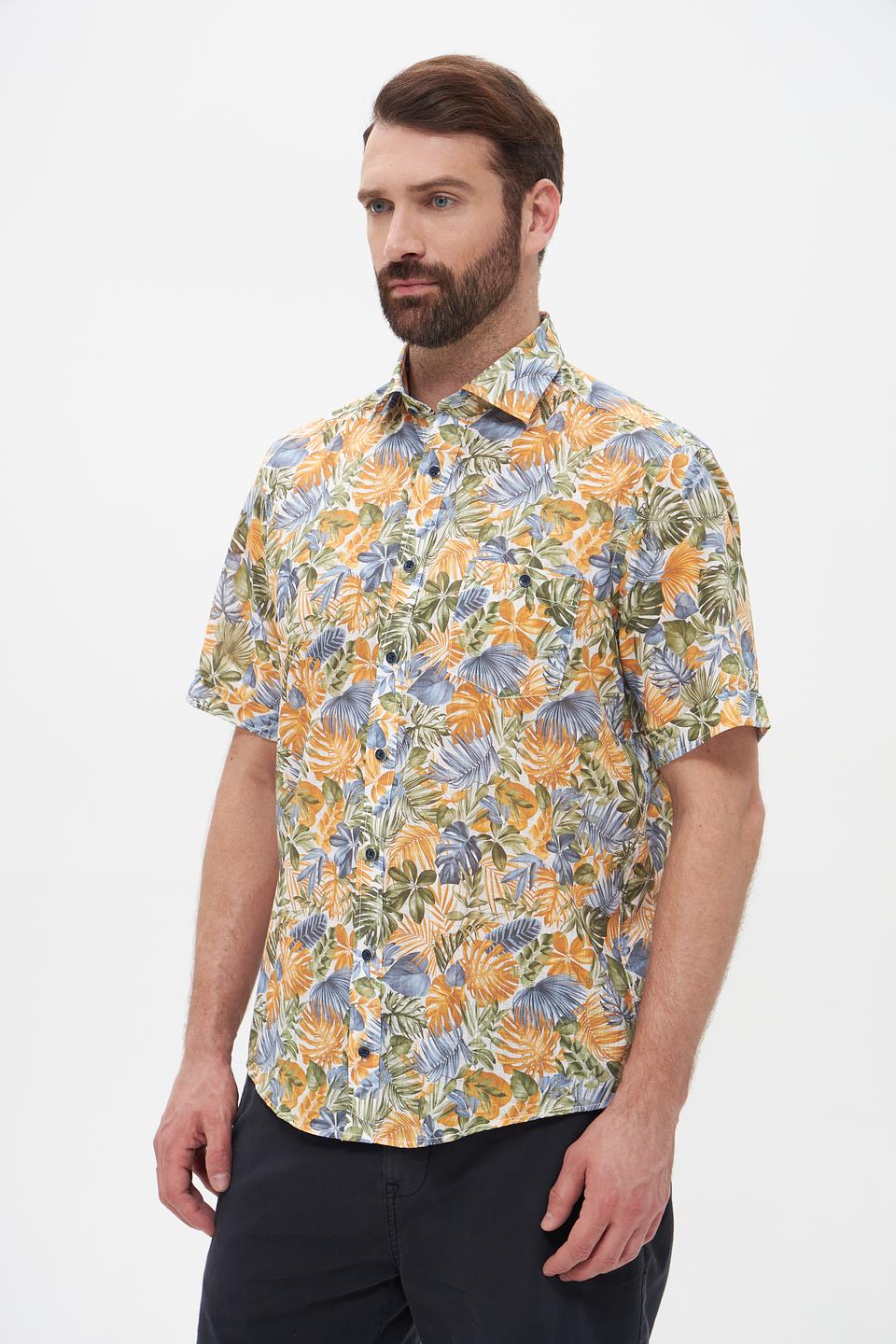 Рубашка кр Casa Moda с принтом