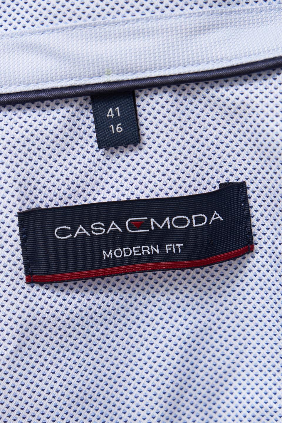 Рубашка Casa Moda голубая приталенная