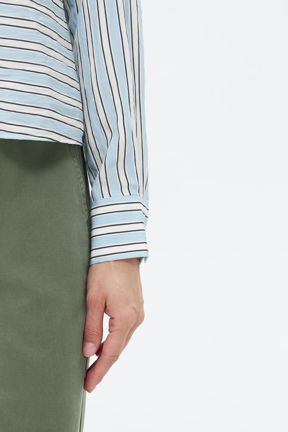 Блузка Marc O Polo DENIM в полоску голубую