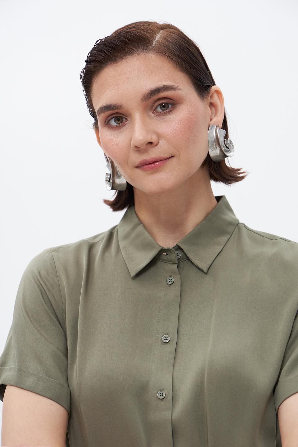 Платье Gerry Weber приталенное оливковое