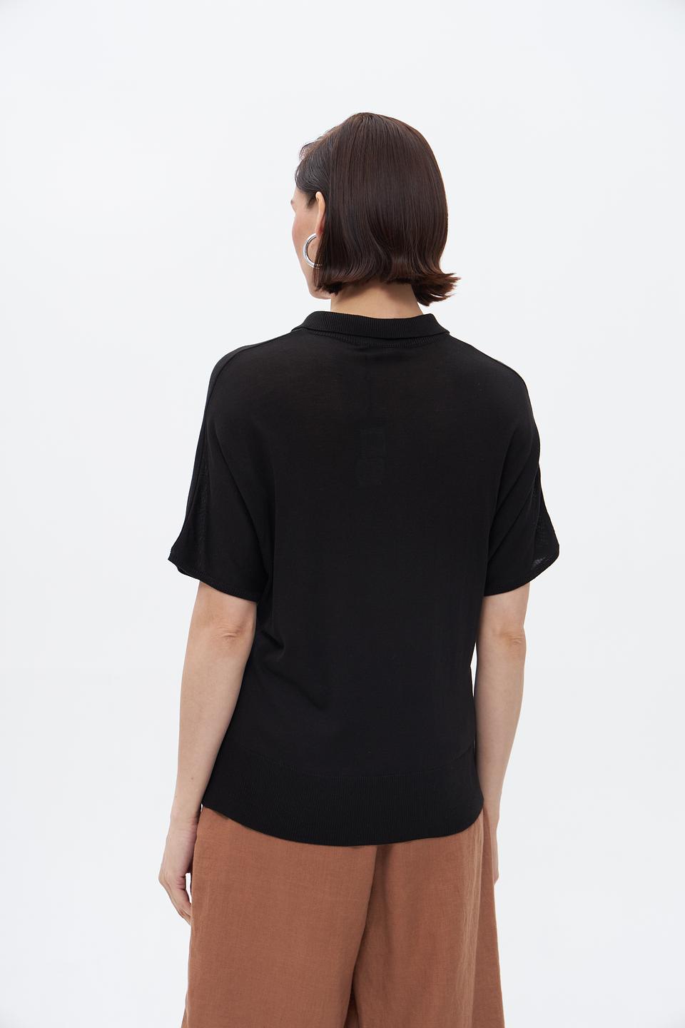 Пуловер Bugatti с воротником-поло