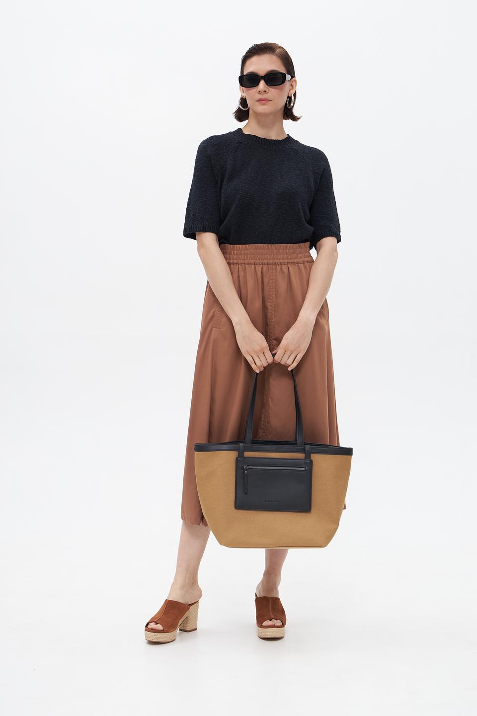 Пуловер Bugatti с коротким рукавом чёрный