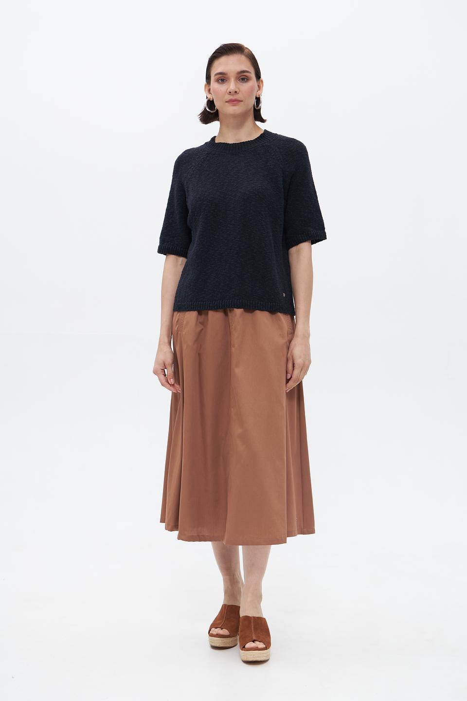 Пуловер Bugatti с коротким рукавом чёрный