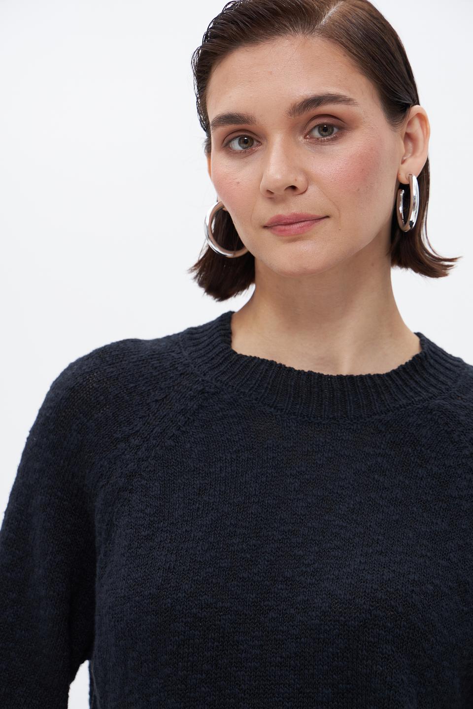 Пуловер Bugatti с коротким рукавом чёрный