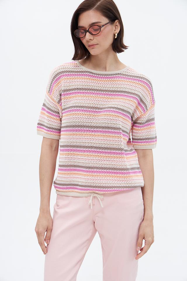 Пуловер Bianca в полоску