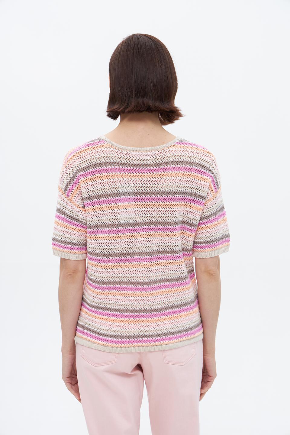 Пуловер Bianca в полоску